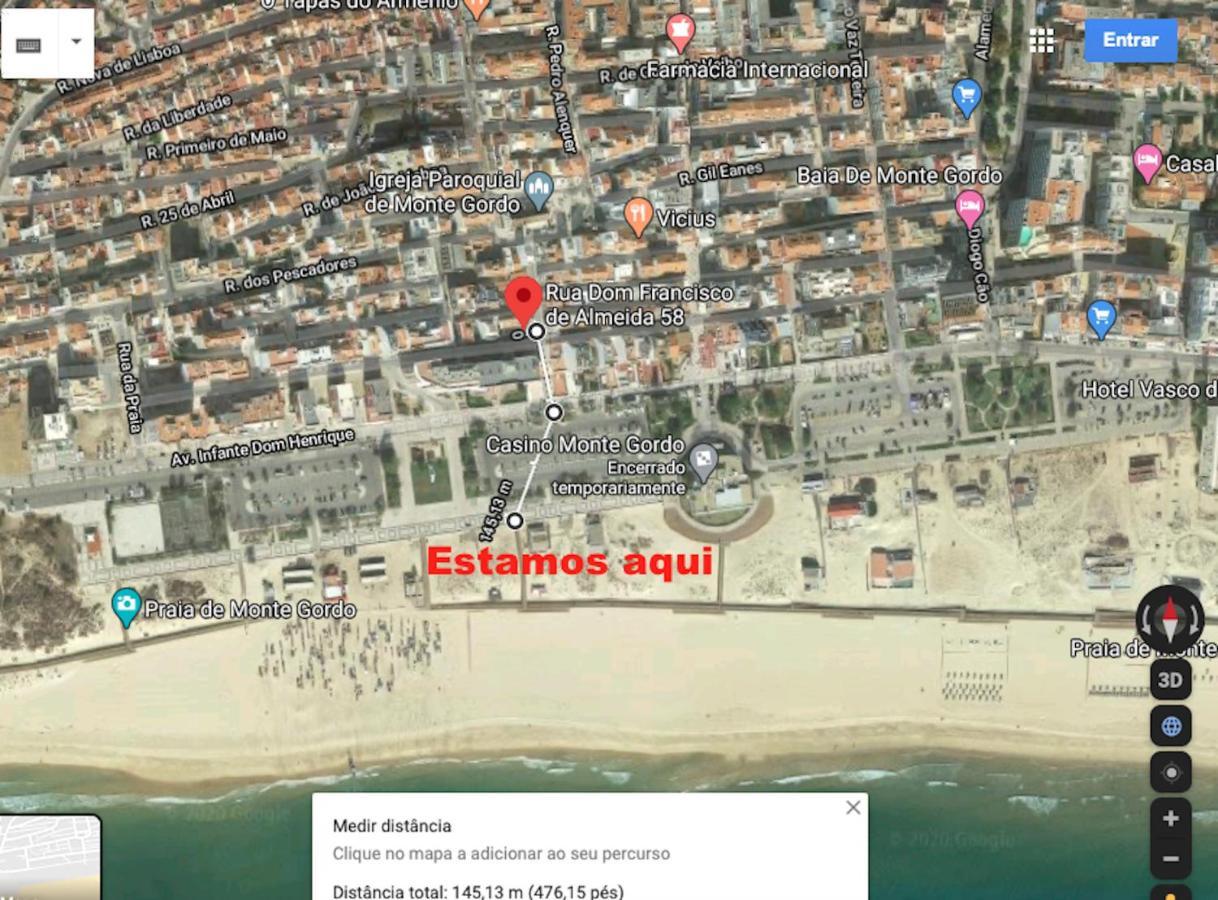 Monte Gordo Guest House Exterior foto